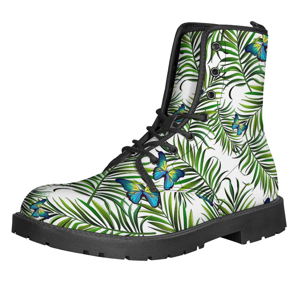 Tropical Butterfly Pattern Print Backpack