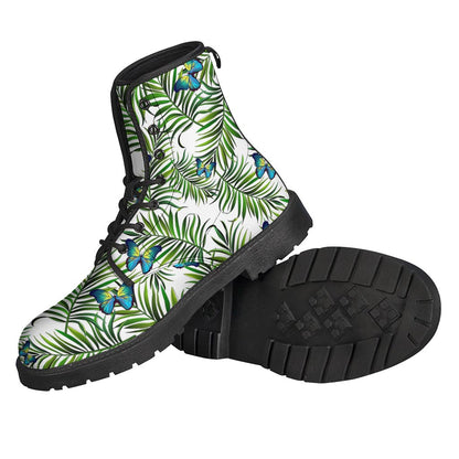 Tropical Butterfly Pattern Print Backpack