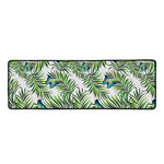Tropical Butterfly Pattern Print Long Kitchen Mat