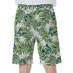 Tropical Butterfly Pattern Print Men's Beach Shorts