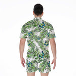 Tropical Butterfly Pattern Print Men's Rompers