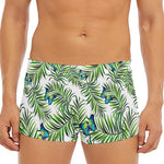 Tropical Butterfly Pattern Print Men's Short Boxer Briefs