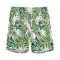 Tropical Butterfly Pattern Print Men's Athletic Shorts
