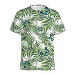 Tropical Butterfly Pattern Print Men's Sports T-Shirt