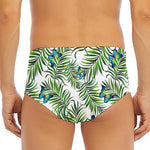 Tropical Butterfly Pattern Print Men's Triangle Swim Briefs