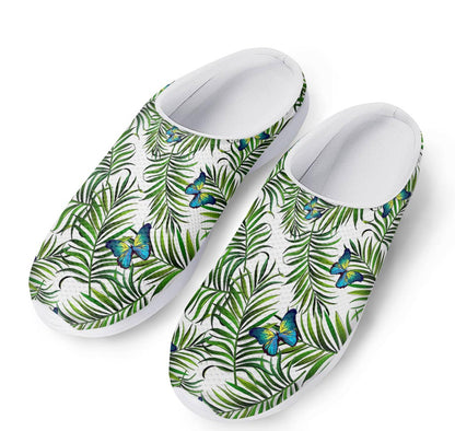 Tropical Butterfly Pattern Print Mesh Casual Shoes