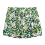 Tropical Butterfly Pattern Print Mesh Shorts