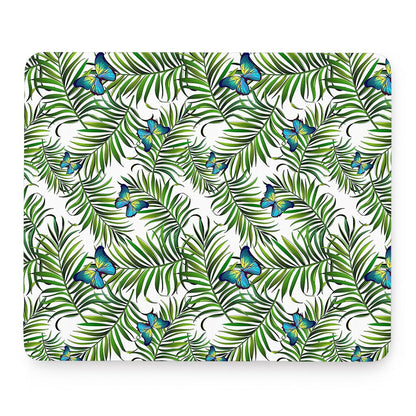 Tropical Butterfly Pattern Print Mouse Pad
