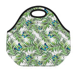 Tropical Butterfly Pattern Print Neoprene Lunch Bag