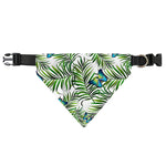 Tropical Butterfly Pattern Print Over The Collar Dog Bandana