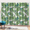 Tropical Butterfly Pattern Print Pencil Pleat Curtains