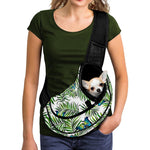 Tropical Butterfly Pattern Print Pet Sling Carrier