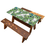Tropical Butterfly Pattern Print Picnic Table Cover