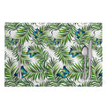 Tropical Butterfly Pattern Print Placemat