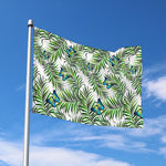 Tropical Butterfly Pattern Print Polyester Flag