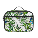 Tropical Butterfly Pattern Print Portable Lunch Bag