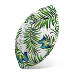 Tropical Butterfly Pattern Print Rugby Ball