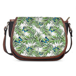 Tropical Butterfly Pattern Print Saddle Bag