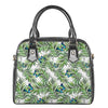 Tropical Butterfly Pattern Print Shoulder Handbag