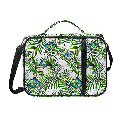 Tropical Butterfly Pattern Print Shoulder Strap Bible Bag
