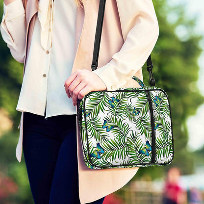 Tropical Butterfly Pattern Print Shoulder Strap Bible Bag