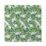 Tropical Butterfly Pattern Print Silk Bandana