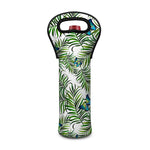 Tropical Butterfly Pattern Print Single Neoprene Wine Tote