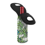 Tropical Butterfly Pattern Print Single Neoprene Wine Tote