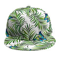 Tropical Butterfly Pattern Print Snapback Cap