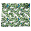 Tropical Butterfly Pattern Print Tapestry