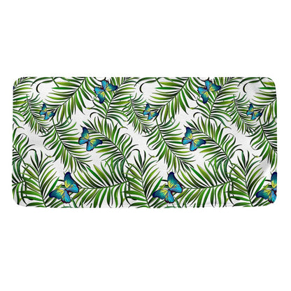 Tropical Butterfly Pattern Print Towel