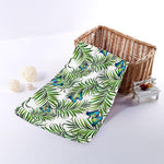 Tropical Butterfly Pattern Print Towel