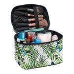 Tropical Butterfly Pattern Print Travel Makeup Bag