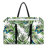Tropical Butterfly Pattern Print Utility Tote Bag