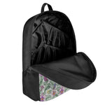Tropical Cattleya Pattern Print 17 Inch Backpack