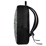 Tropical Cattleya Pattern Print 17 Inch Backpack