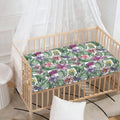 Tropical Cattleya Pattern Print Baby Crib Sheet