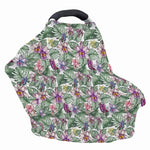 Tropical Cattleya Pattern Print Baby Seat Cover