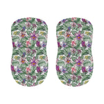 Tropical Cattleya Pattern Print Bar Stool Covers