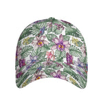 Tropical Cattleya Pattern Print Baseball Cap