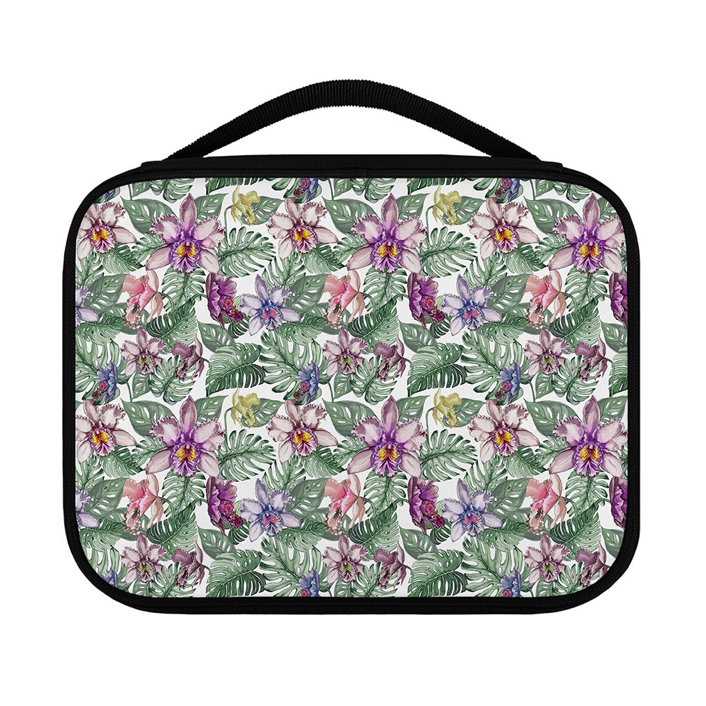 Tropical Cattleya Pattern Print Classic Bible Case