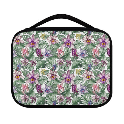 Tropical Cattleya Pattern Print Classic Bible Case