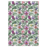 Tropical Cattleya Pattern Print Curtain