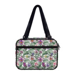 Tropical Cattleya Pattern Print Double Strap Bible Bag