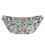 Tropical Cattleya Pattern Print Fanny Pack