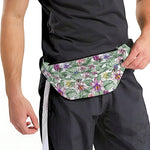 Tropical Cattleya Pattern Print Fanny Pack