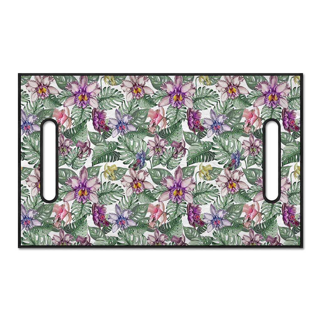 Tropical Cattleya Pattern Print Golf Cart Seat Cover