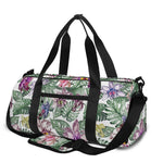 Tropical Cattleya Pattern Print Gym Bag