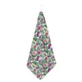 Tropical Cattleya Pattern Print Hand Towel