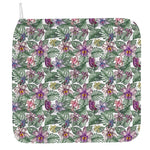 Tropical Cattleya Pattern Print Hand Towel